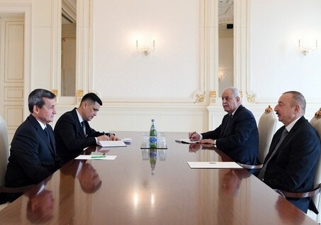 Президент Ильхам Алиев принял заместителя председателя Кабмина Туркменистана