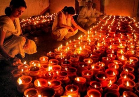 На индийском празднике Дивали установлен «огненный» рекорд (Видео)
