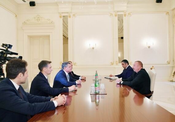 Ильхам Алиев принял делегацию компании CISCO (Фото)