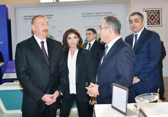 Президент Азербайджана ознакомился с выставкой «Bakutel-2018» (Фото)
