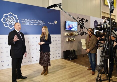 Ведущая «России-24» удивила Ильхама Алиева: «Вы и по-турецки хорошо разговариваете!» (Фото-Видео)