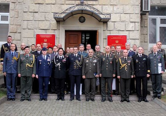 Состоялась встреча с военными атташе иностранных государств, аккредитованными в Азербайджане (Фото) 