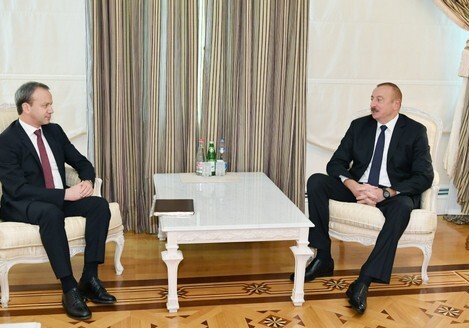 Президент Ильхам Алиев принял Аркадия Дворковича (Фото)
