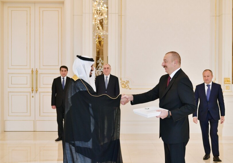 Президент Азербайджана принял верительные грамоты новоназначенного посла Саудовской Аравии (Фото)