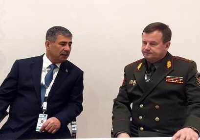 Министр обороны Азербайджана встретился с белорусским коллегой (Фото)