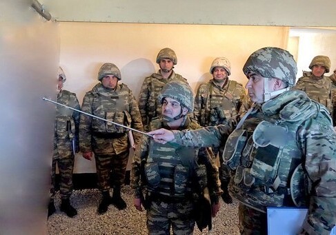 В ходе военных учений в Азербайджане проведена рекогносцировка местности (Фото)