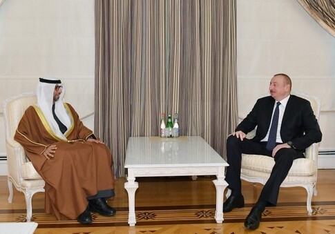 Президент Ильхам Алиев принял министра энергетики ОАЭ (Обновлено)