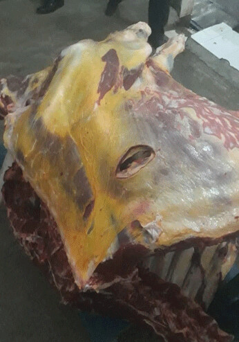 Предотвращена попытка продажи в Баку 534 кг мяса неизвестного происхождения (Фото)