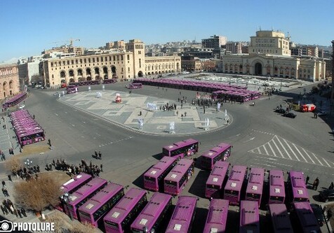 Водители автобусов проведут в Ереване забастовку 16 апреля