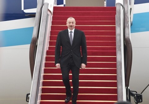 Президент Азербайджана прибыл с рабочим визитом в Китай (Фото-Видео)