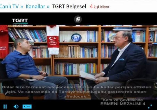 Турецкий телеканал «TGRT Belgesel» распространил репортаж о преступлениях армян