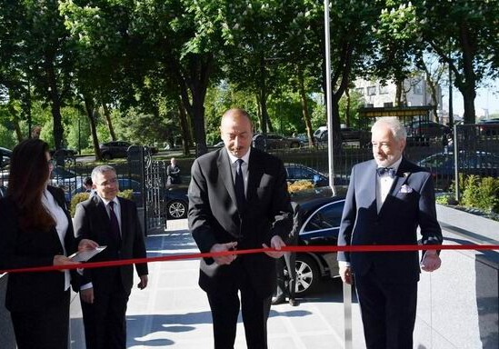 Президент Ильхам Алиев принял участие в открытии нового здания посольства Азербайджана в Бельгии (Фото-Обновлено)