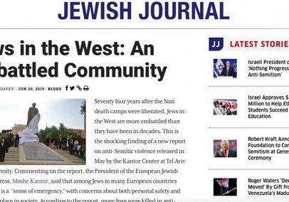 Jewish Journal о традициях антисемитизма в Армении