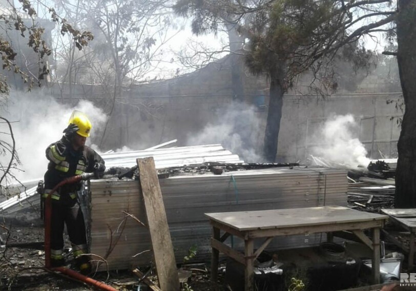 Пожар в Хатаинском районе Баку потушен (Фото)