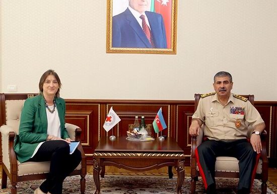 Закир Гасанов встретился с руководителем представительства МККК в Азербайджане (Фото)