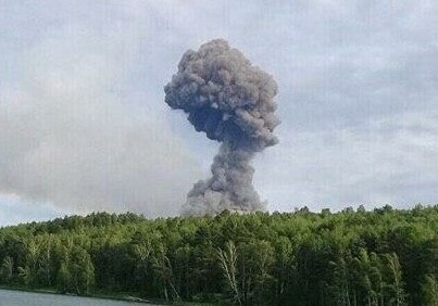 На территории воинской части в Красноярском крае произошел взрыв (Видео-Обновлено)