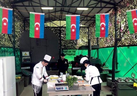 Азербайджанские военные повара победили на втором этапе конкурса «Полевая кухня» (Фото-Видео)