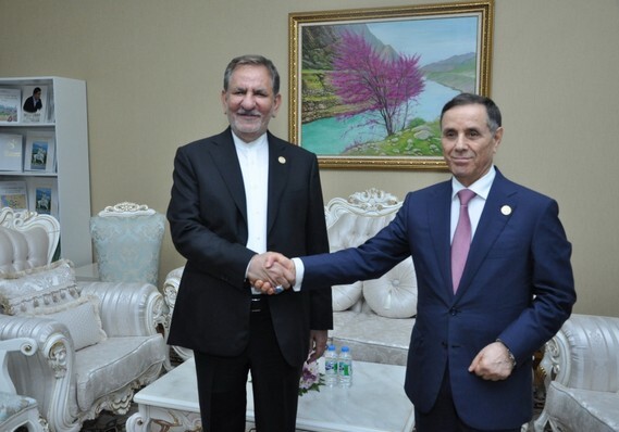 Премьер-министр Азербайджана встретился с первым вице-президентом Ирана (Фото)