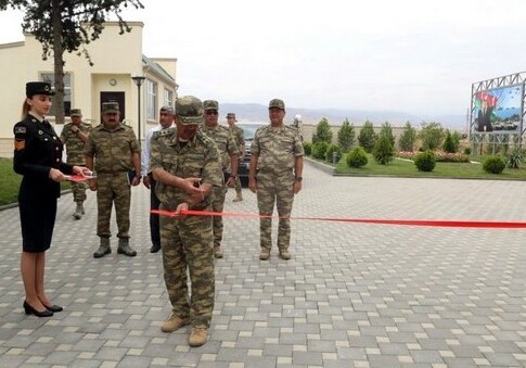 Закир Гасанов принял участие в открытии нового военного госпиталя в прифронтовой зоне (Фото)