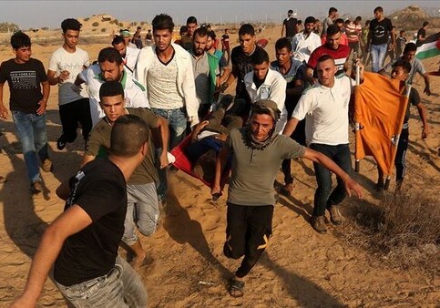 В столкновениях в секторе Газа получили ранения 75 палестинцев