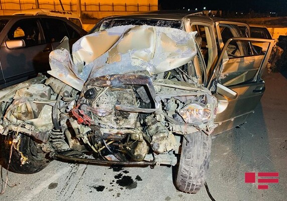 Страшное ДТП на шоссе Бинагади-Новханы, 2 человека погибли, 5 ранены (Фото-Видео)