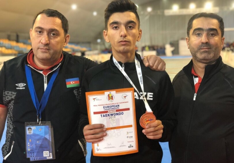 Азербайджанский таэквондист завоевал бронзовую медаль на первенстве Европы (Фото)