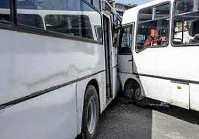 В Баку столкнулись два пассажирских автобуса: есть пострадавшие (Обновлено)