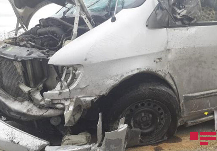 Тяжелое ДТП в Гобустане: погибли два человека, ранены трое (Фото)