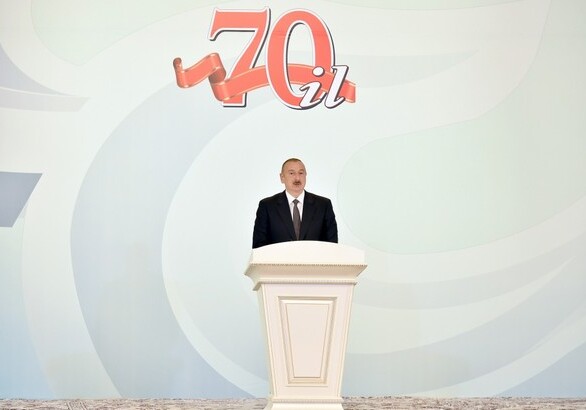 Президент Азербайджана принял участие в мероприятии, посвященном 70-летию Сумгайыта (Фото-Обновлено)