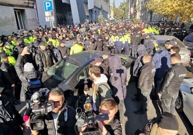 «Черная пятница» по-грузински: оппозиция проводит митинг в Тбилиси (Фото-Видео)