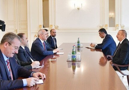Президент Азербайджана принял министра транспорта и инфраструктуры Турции (Фото-Обновлено)