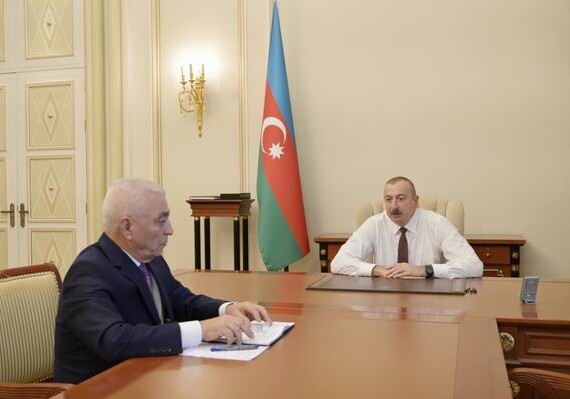 Ильхам Алиев принял президента ОАО «Азерэнержи» (Фото)