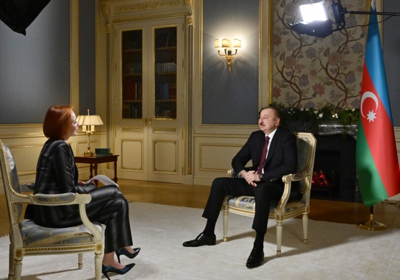 Президент Ильхам Алиев дал интервью телеканалу «Россия-24» (Фото-Видео-Добавлено)