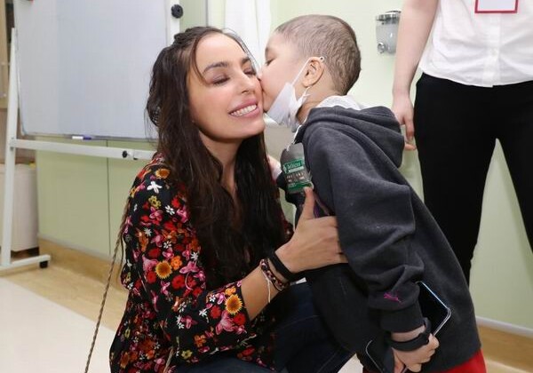 Лейла Алиева встретилась с детьми, страдающими онкологическими заболеваниями (Фото)