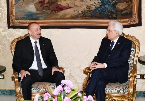 В Риме состоялась встреча президентов Азербайджана и Италии (Фото-Добавлено)