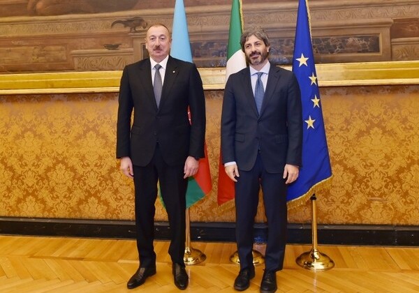 Президент Ильхам Алиев встретился с председателем Палаты депутатов Италии (Фото-Обновлено)