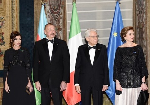 В Риме дан прием в честь Президента Азербайджана (Фото-Обновлено)
