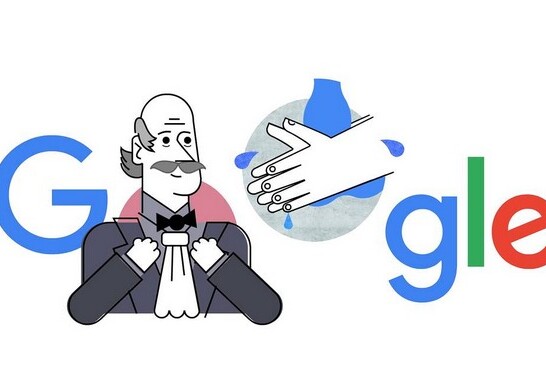 Google посвятил дудл мытью рук