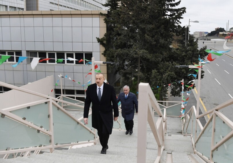 Ильхам Алиев ознакомился с работой, проделанной в рамках расширения дороги Баку-Сумгайыт (Фото)