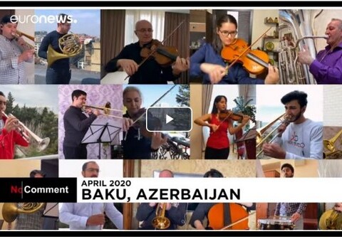 #StayAtHome: Euronews представил азербайджанскую композицию «Şənlən, mənim xalqım!»(Видео)