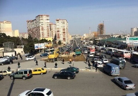 В Баку ограничивается движение в районе круга «20 Января» – Карта