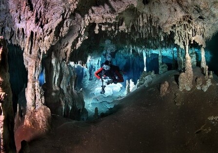 В подводных пещерах Юкатана найдены следы неизвестной цивилизации