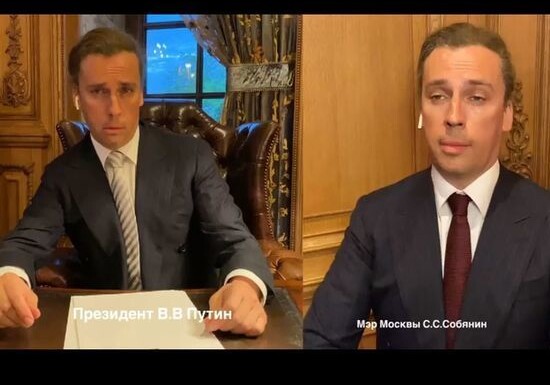 Галкин спародировал разговор Собянина с Путиным (Видео)