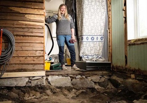 Норвежская семья обнаружила могилу викингов под своим домом (Фото)