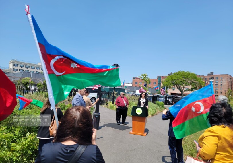 В США проведена акция по посадке деревьев по случаю юбилея Гейдара Алиева и Дня независимости Азербайджана (Фото)