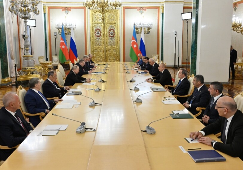 В Москве состоялась встреча президентов Азербайджана и России (Видео-Обновлено)