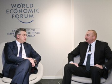 Ильхам Алиев провел встречу с премьер-министром Хорватии (Фото)