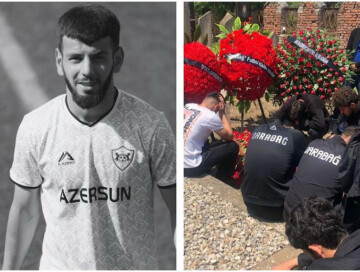 Похоронен футболист «Карабаха» Ширхан Гасанзаде (Фото)